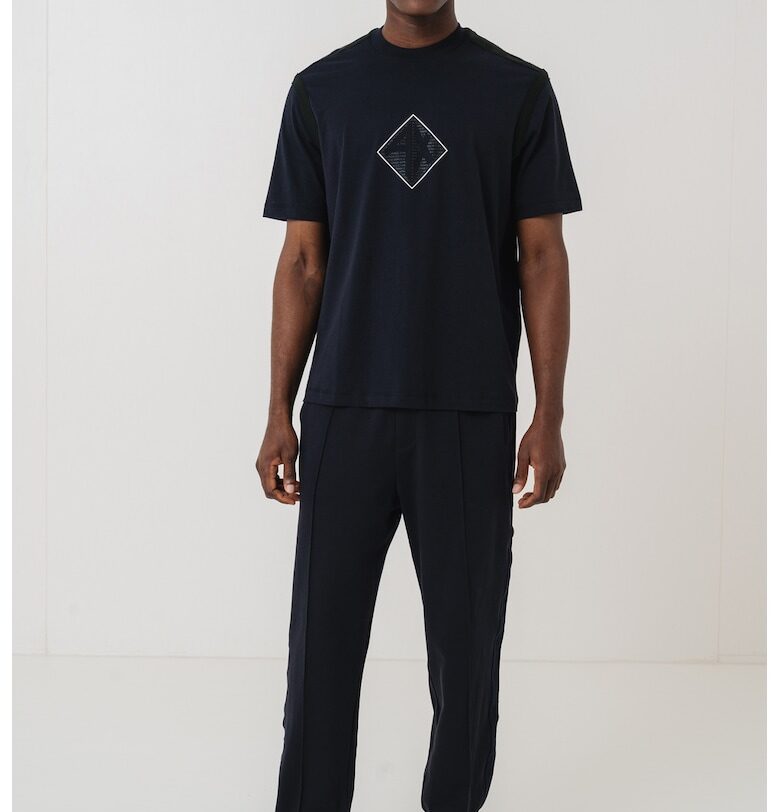 Тениска от памук с лого ARMANI EXCHANGE