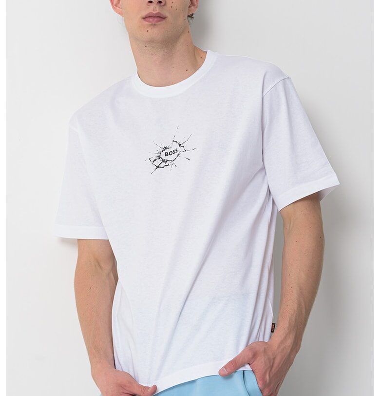 Тениска от памук с лого BOSS