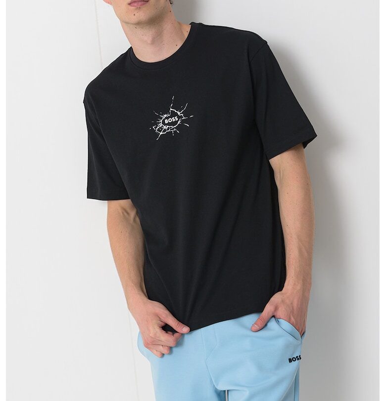 Тениска от памук с лого BOSS