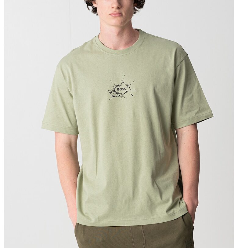 Тениска от памук с лого BOSS