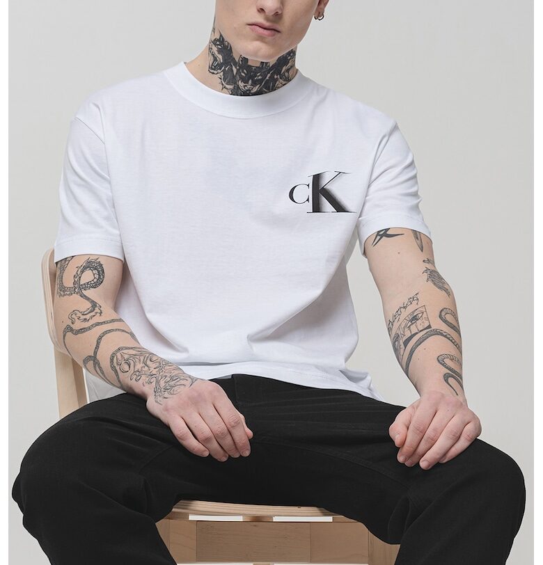 Тениска от памук с лого CALVIN KLEIN JEANS