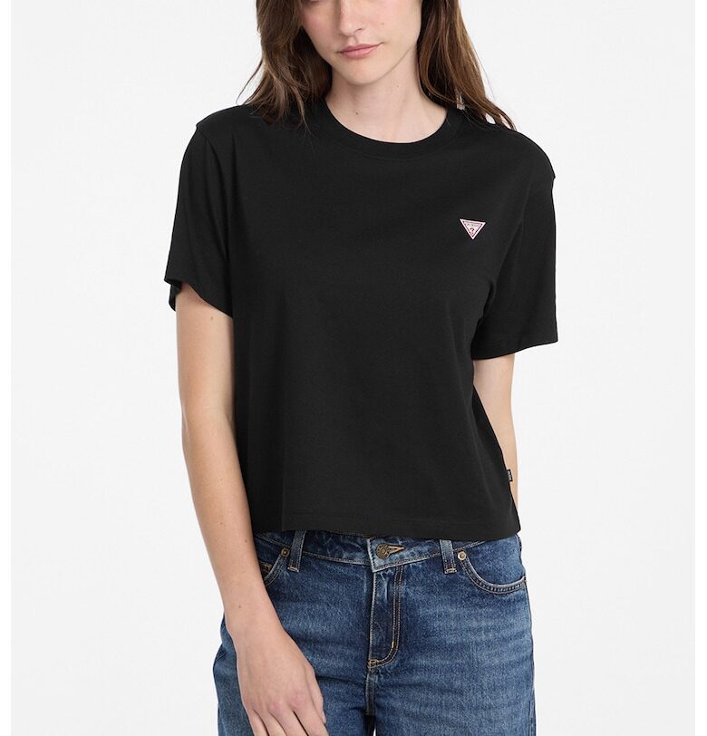 Тениска от памук с лого GUESS JEANS