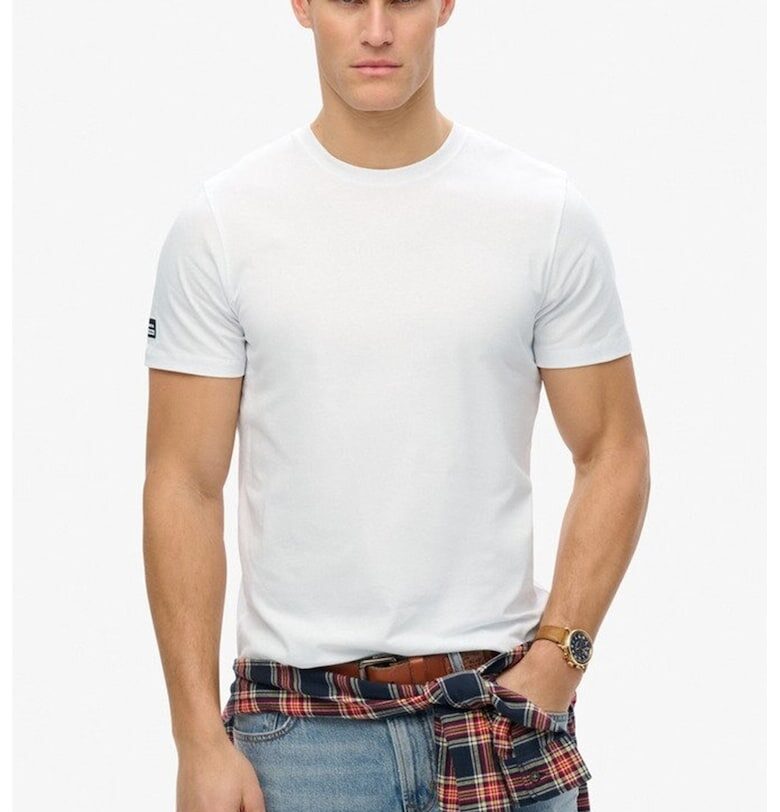 Тениска от памук с овално деколте SD0APM1012152A000000 SUPERDRY