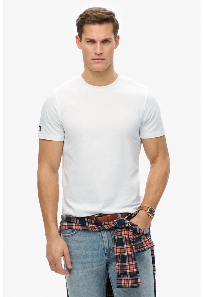 Тениска от памук с овално деколте SD0APM1012152A000000 SUPERDRY