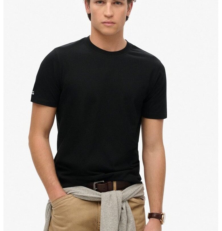 Тениска от памук с овално деколте SD0APM1012152A000000 SUPERDRY