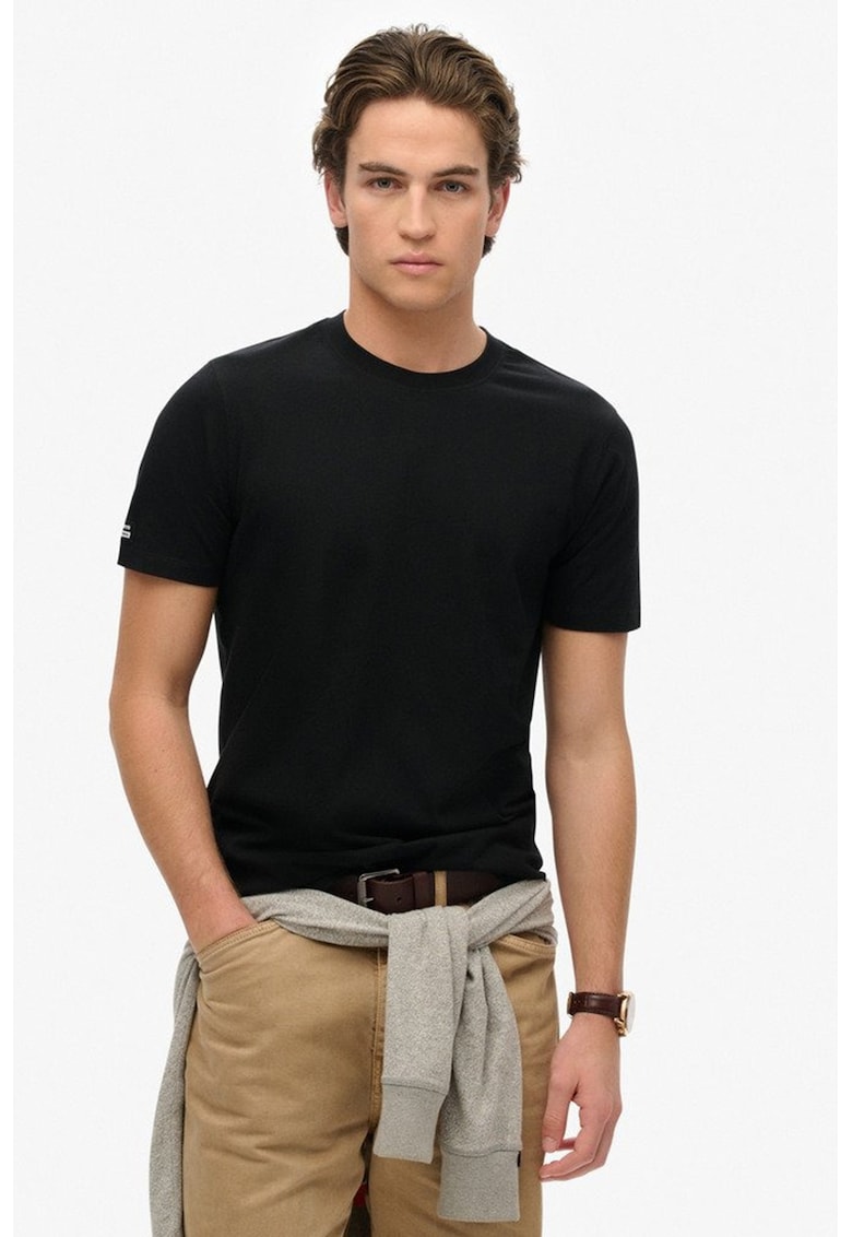 Тениска от памук с овално деколте SD0APM1012152A000000 SUPERDRY