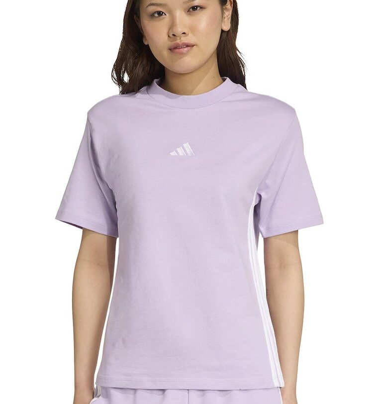 Тениска от памук с овално деколте adidas Sportswear