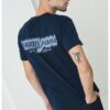 Тениска с овално деколте и принт на гърба Tommy Jeans
