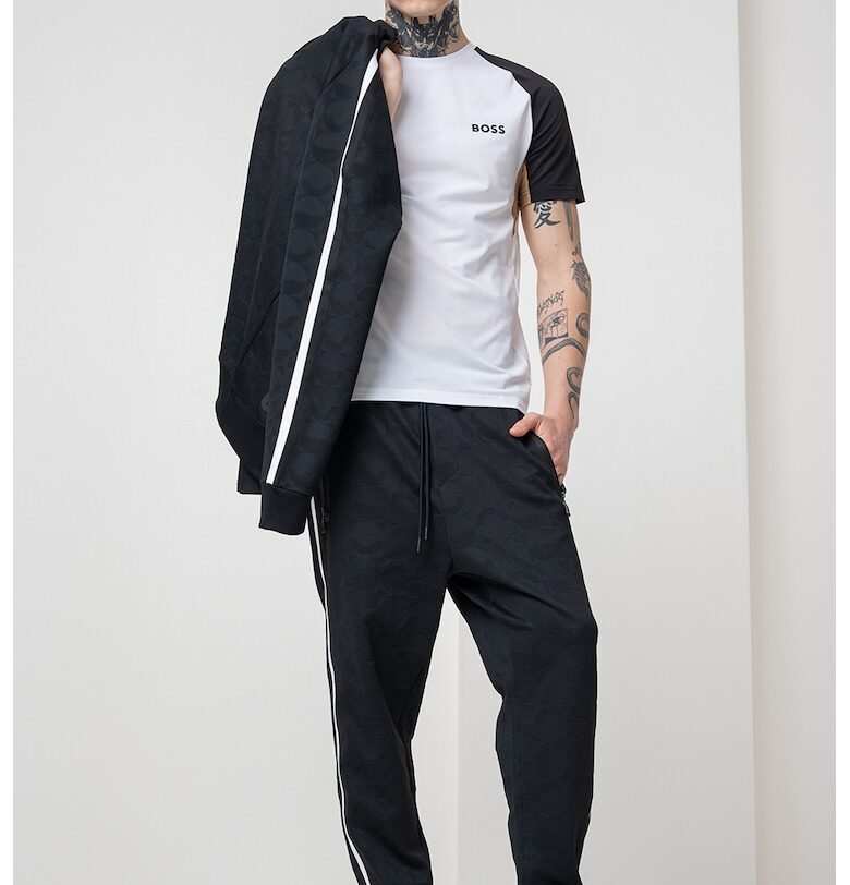 Тениска от пике с лого BOSS