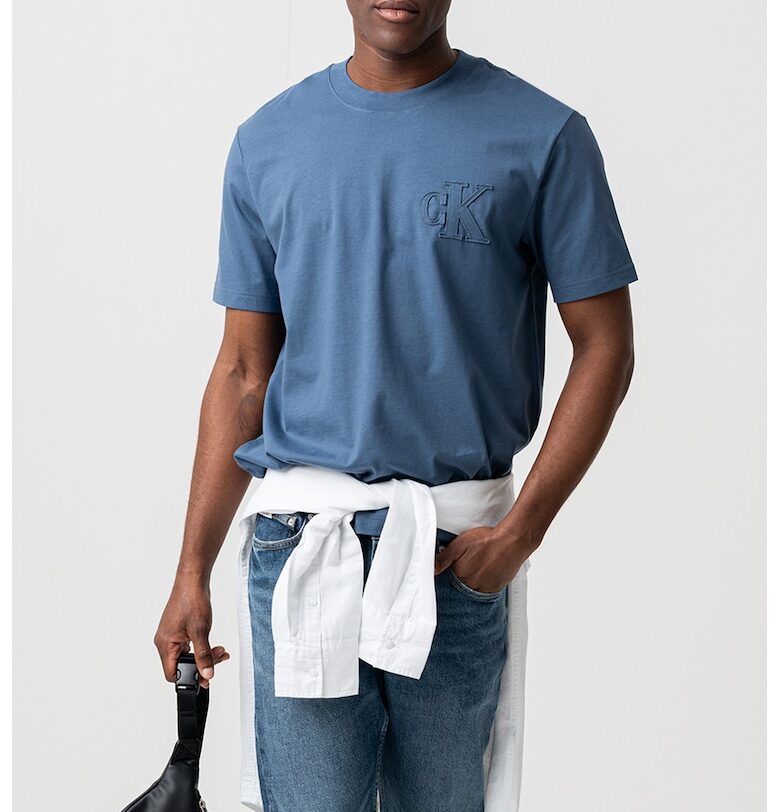 Тениска с бродирано лого CALVIN KLEIN JEANS