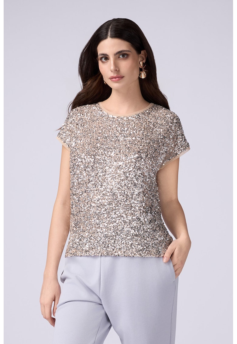 Тениска с брокат Oltre