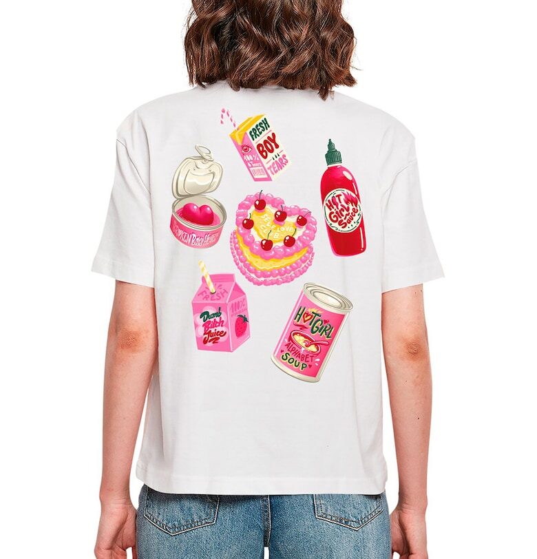 Тениска с графика Mister tee