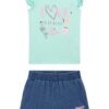 Тениска с графика и шорти GUESS KIDS