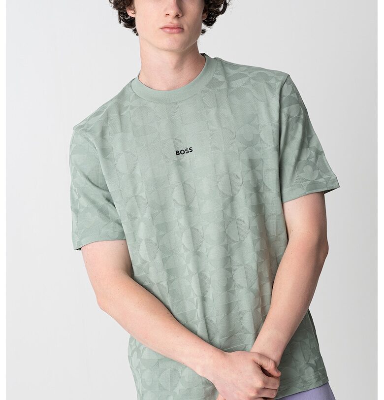 Тениска с графична шарка BOSS