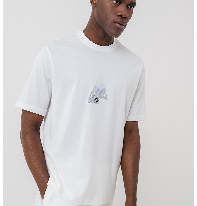 Тениска с графична щампа опред ARMANI EXCHANGE