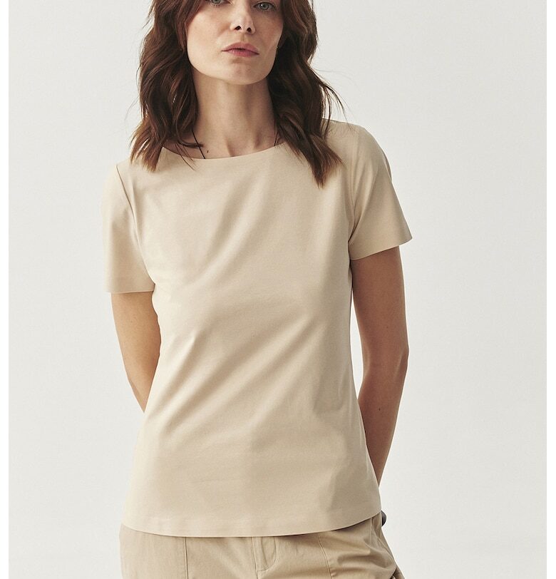 Тениска с деколте тип лодка Tatuum