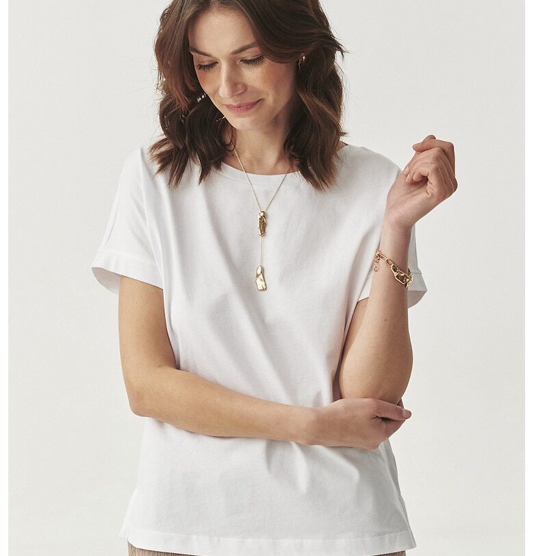 Тениска с деколте тип лодка Tatuum