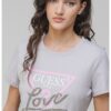 Тениска с декоративни камъни GUESS