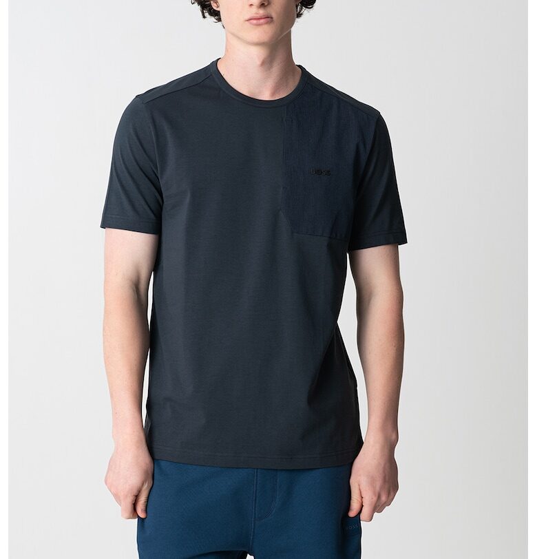 Тениска с джоб на гърдите BOSS