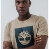 Тениска с контрастен принт Timberland