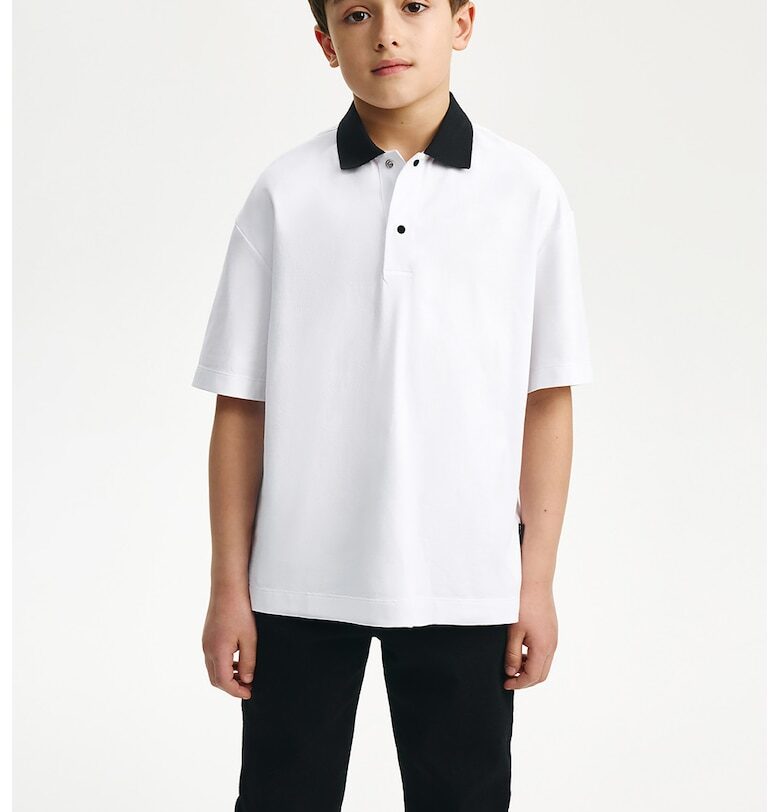 Тениска с контрастна яка GULLIVER