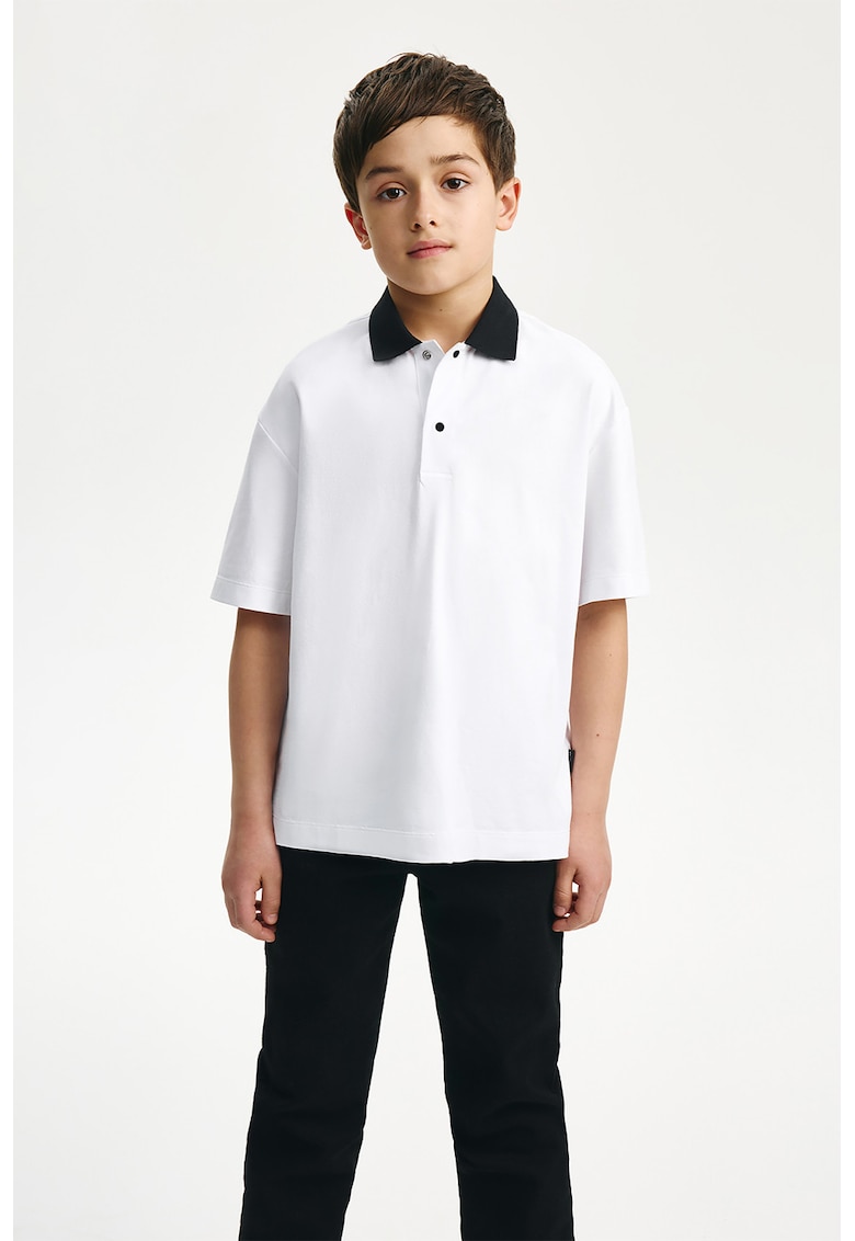 Тениска с контрастна яка GULLIVER