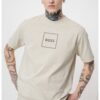 Тениска с лен BOSS