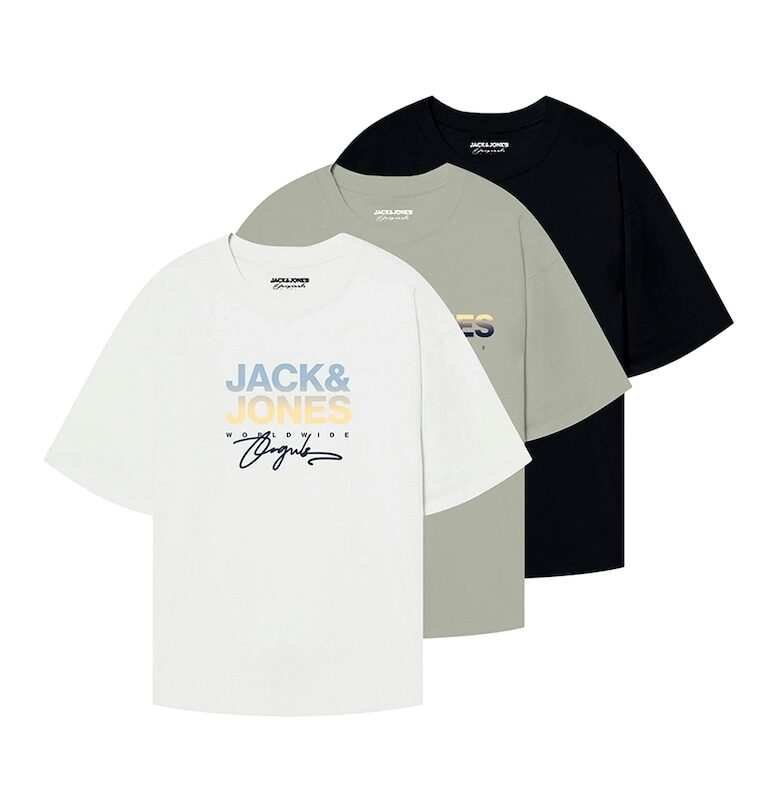 Тениска с лого - 3 броя Jack  Jones