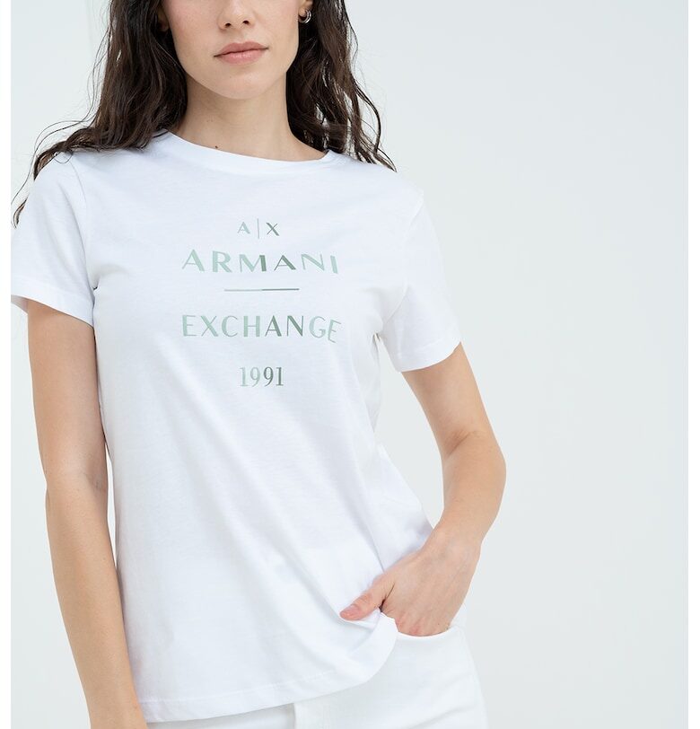 Тениска с лого ARMANI EXCHANGE