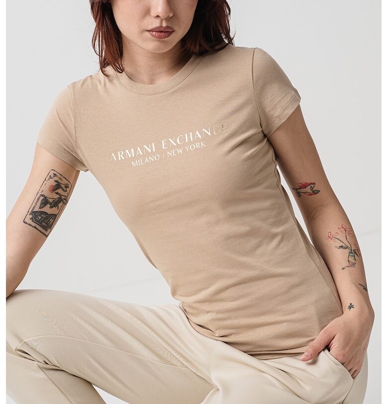 Тениска с лого ARMANI EXCHANGE