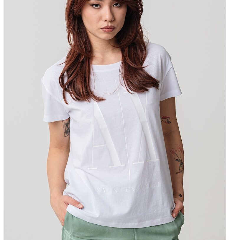 Тениска с лого ARMANI EXCHANGE