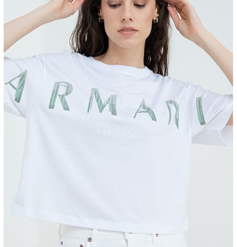 Тениска с лого ARMANI EXCHANGE