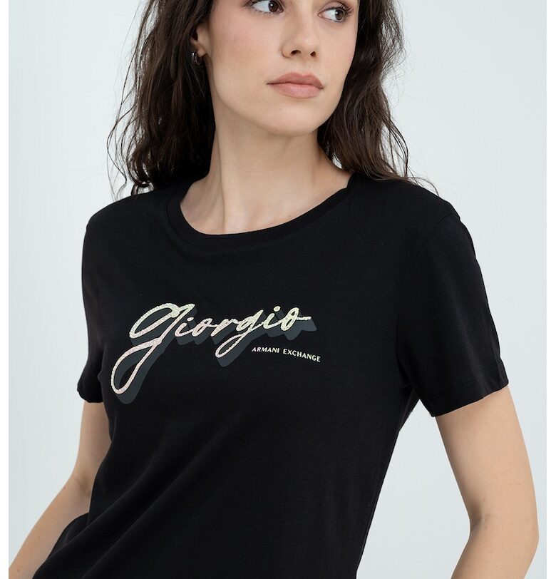 Тениска с лого ARMANI EXCHANGE