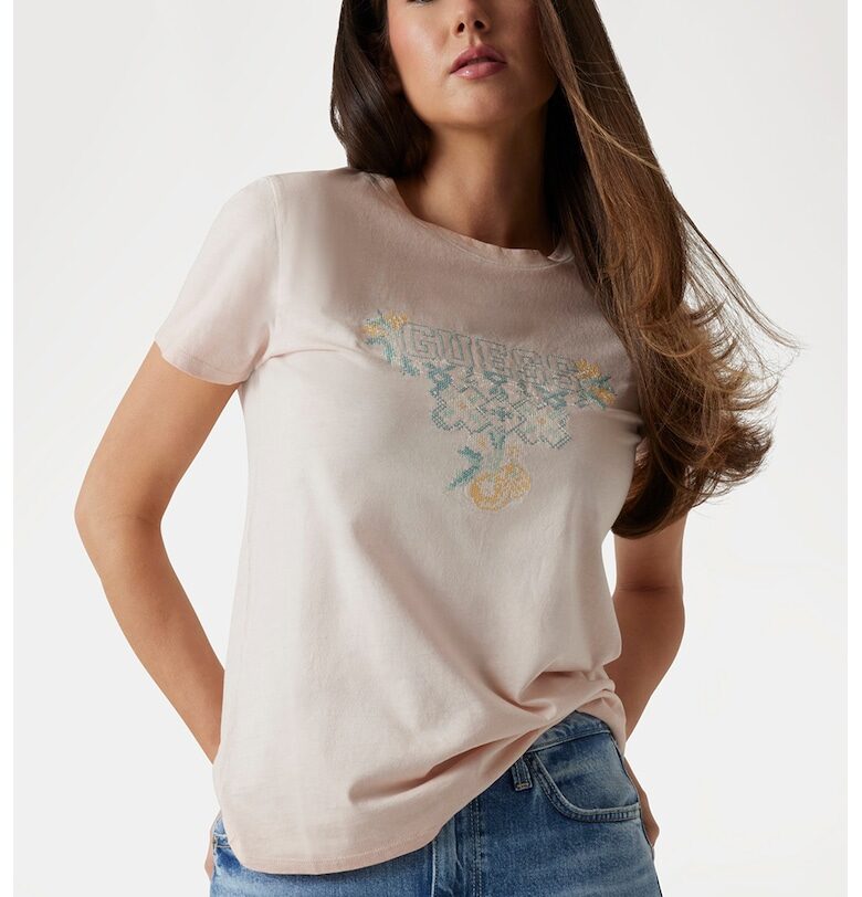 Тениска с лого GUESS