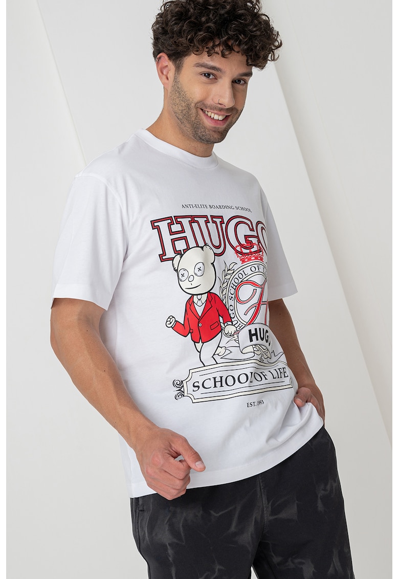 Тениска с лого HUGO