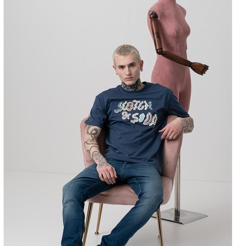 Тениска с лого Scotch  Soda