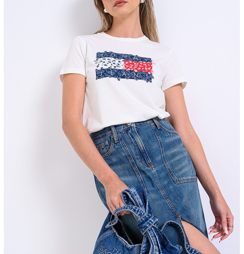 Тениска с лого Tommy Jeans