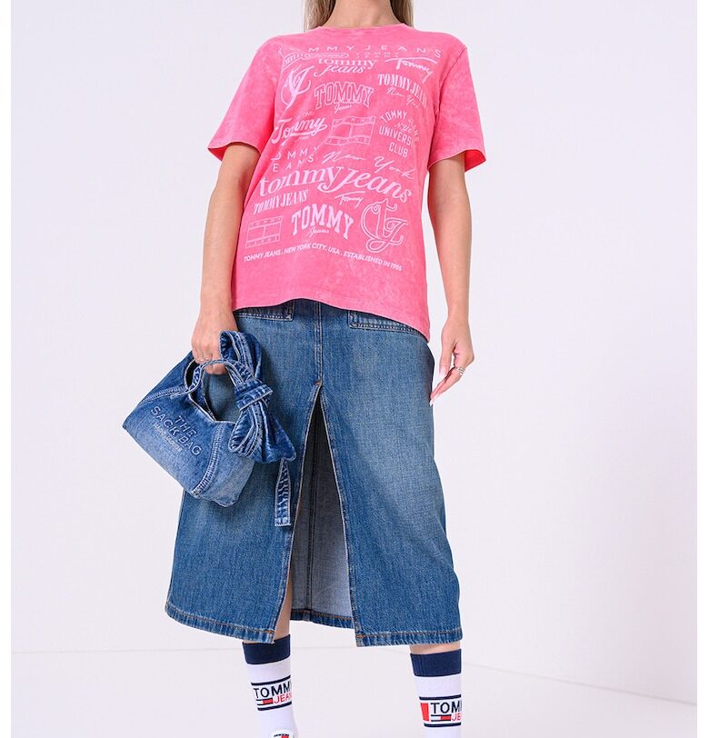 Тениска с лого Tommy Jeans