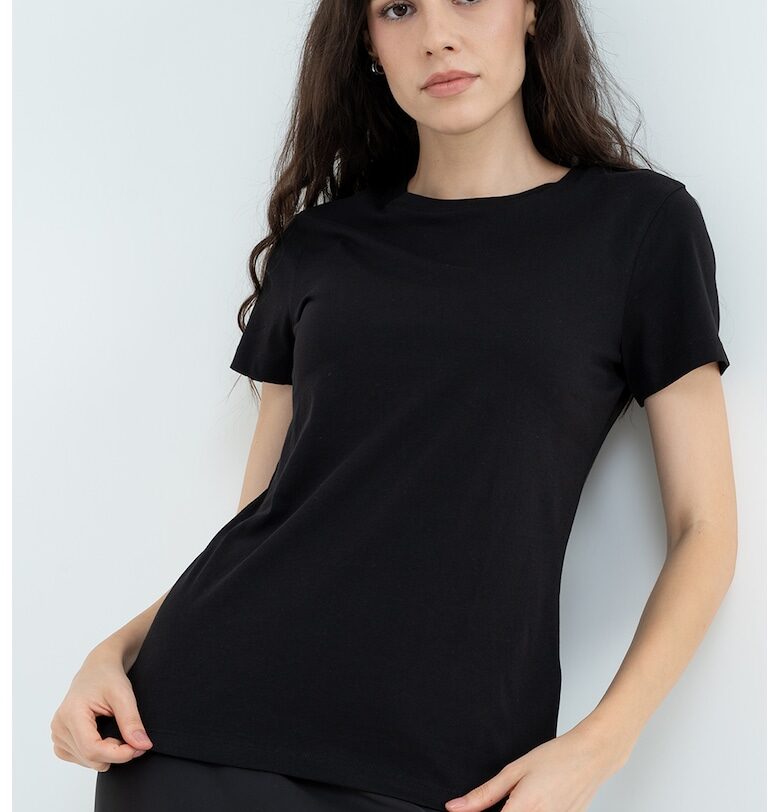 Тениска с лого встрани ARMANI EXCHANGE