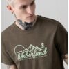 Тениска с лого и овално деколте Timberland