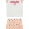 Тениска с лого и скорт с набиране GUESS KIDS