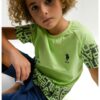 Тениска с лого и шорти с регулираща се талия US Polo Assn