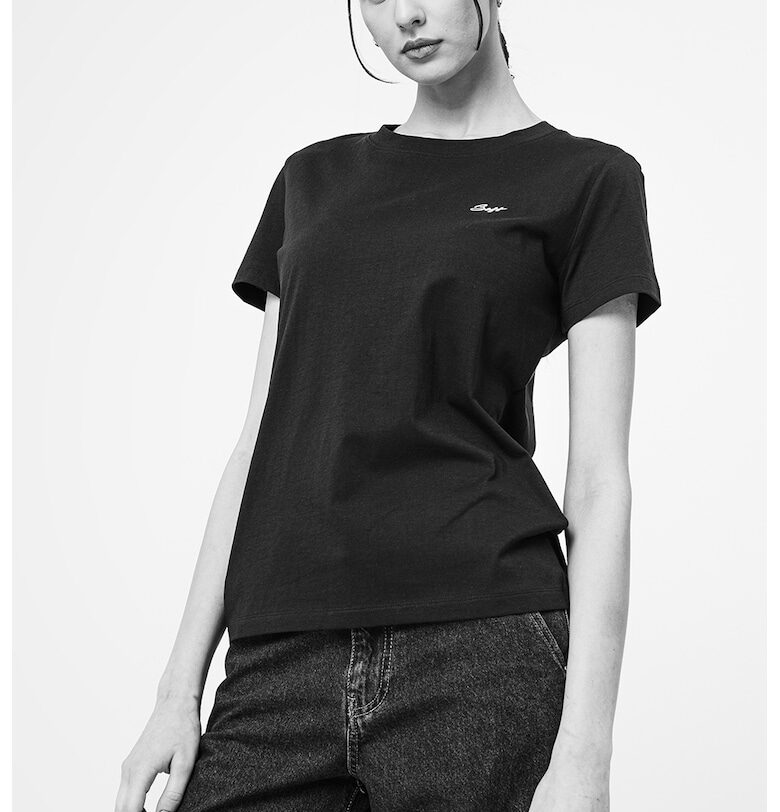 Тениска с лого на гърдите BOSS