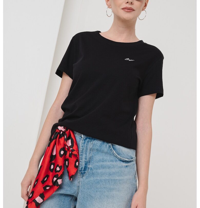 Тениска с лого на гърдите BOSS