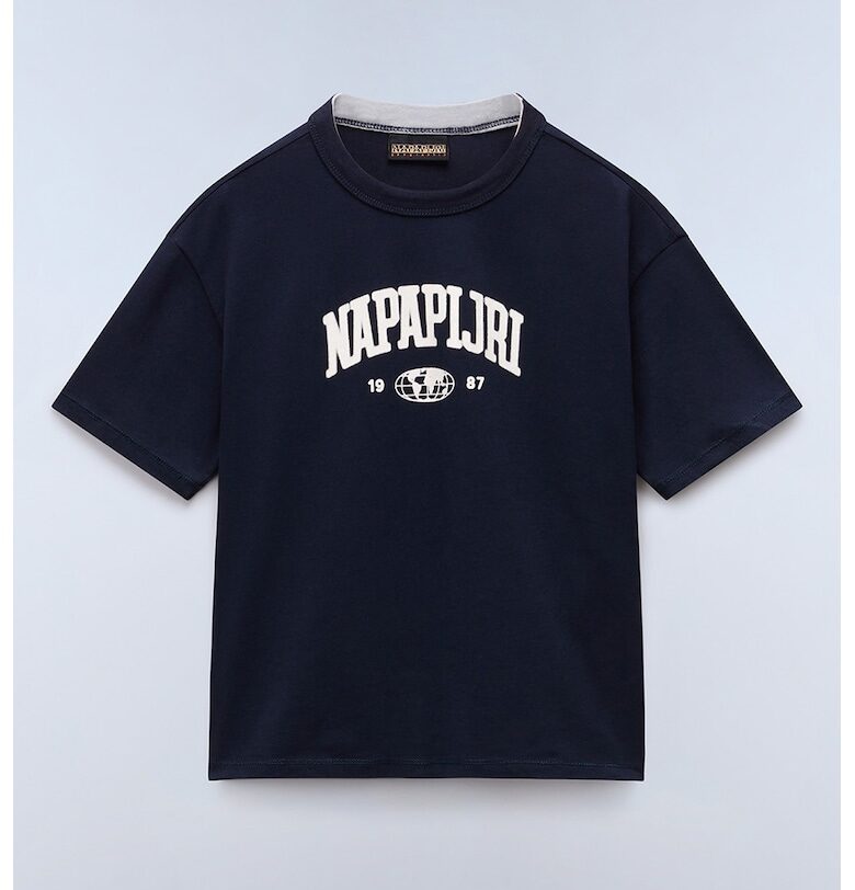 Тениска с лого отпред и отзад Napapijri