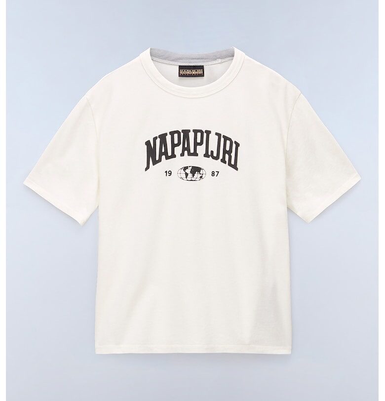 Тениска с лого отпред и отзад Napapijri