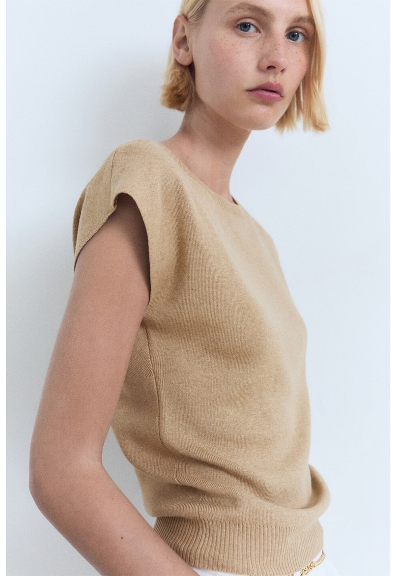 Тениска с модал Mango