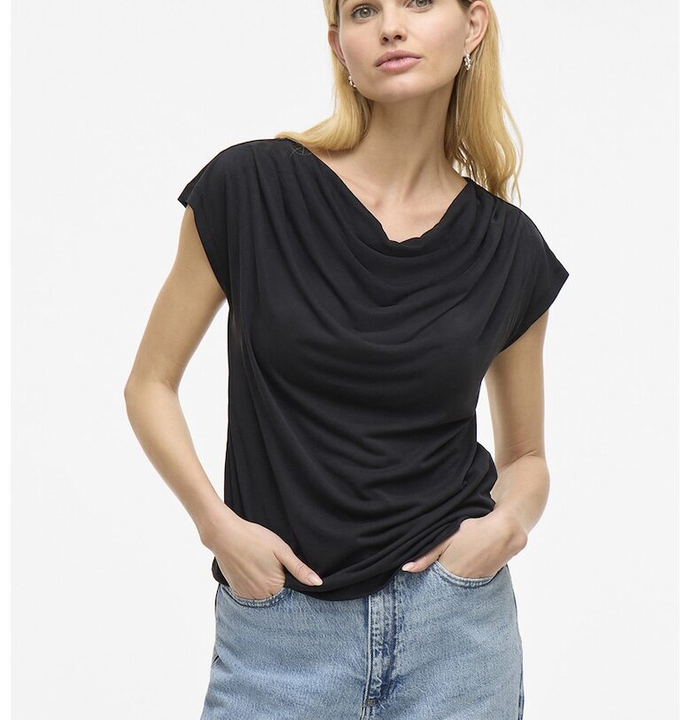 Тениска с модал и овално деколте Vila