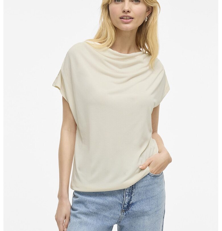 Тениска с модал и овално деколте Vila