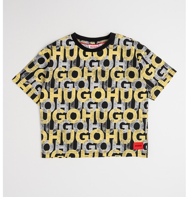 Тениска с монограм HUGO
